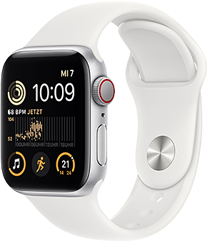 apple watch se 2022 lte 40mm alu weiss 1
