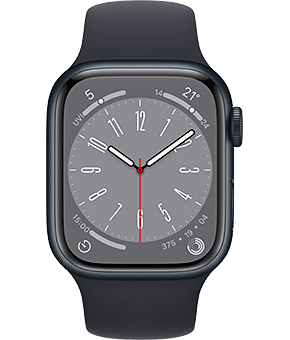 apple watch series 8 gps 41mm alu mitternacht 2
