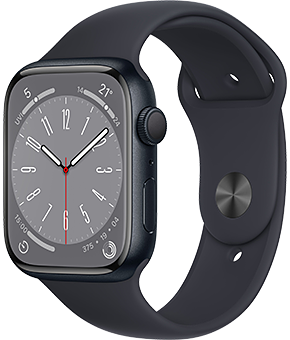 apple watch series 8 gps 45mm alu mitternacht 1