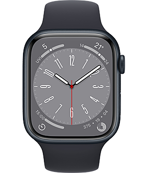 apple watch series 8 gps 45mm alu mitternacht 2