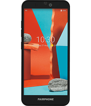 fairphone 3plus schwarz vorne