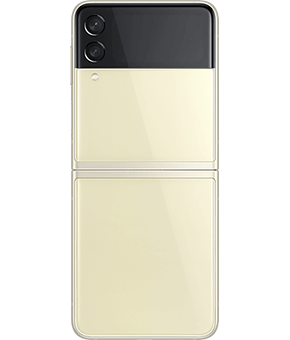 samsung galaxy z flip3 5g cream hinten 1