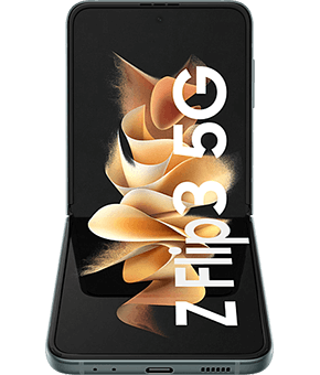 samsung galaxy z flip3 5g green vorne