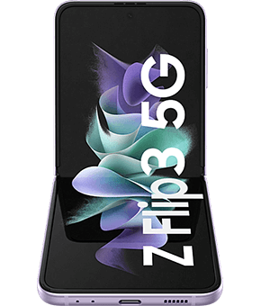 samsung galaxy z flip3 5g lavender vorne