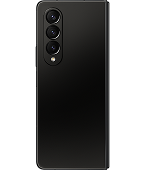 samsung galaxy z fold4 phantom black hinten