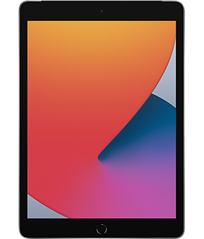 apple 10 2 ipad 8 gen wifi cellular space grau vorne