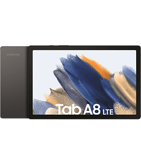 samsung galaxy tab a8 lte dark grey vorne